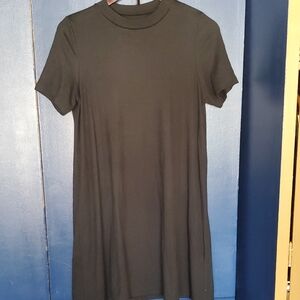 Madewell Black Short Sleeve TeeShirt Dress